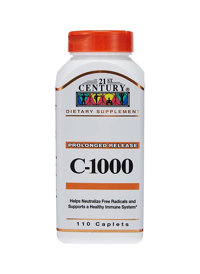 21st Century C 1000mg Prolonged Release 110 Caplets - Image 2